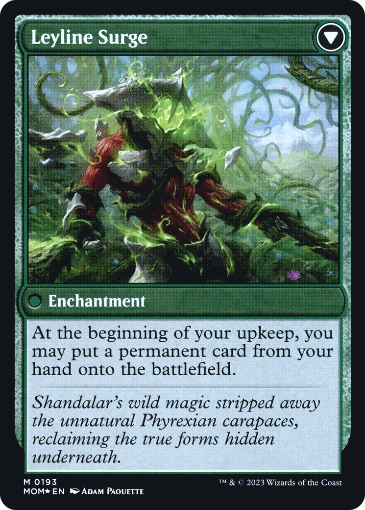 Invasion of Shandalar // Leyline Surge (0193) (Prerelease) (PMOM) - Foil