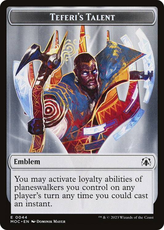 Teferi's Talent Emblem (0044)