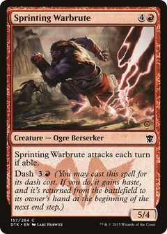 Sprinting Warbrute - Foil