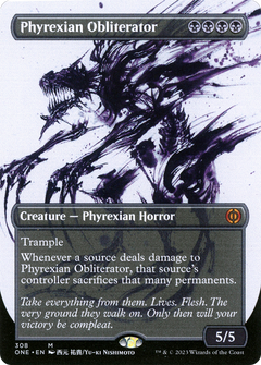 Phyrexian Obliterator (308) (Borderless) - Foil