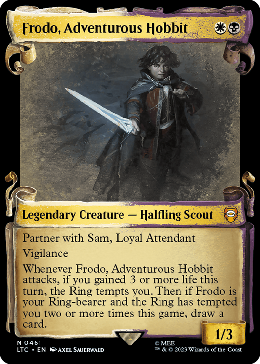 Frodo, Adventurous Hobbit (0461) (Showcase) - Silver Foil