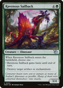 Ravenous Sailback - Foil