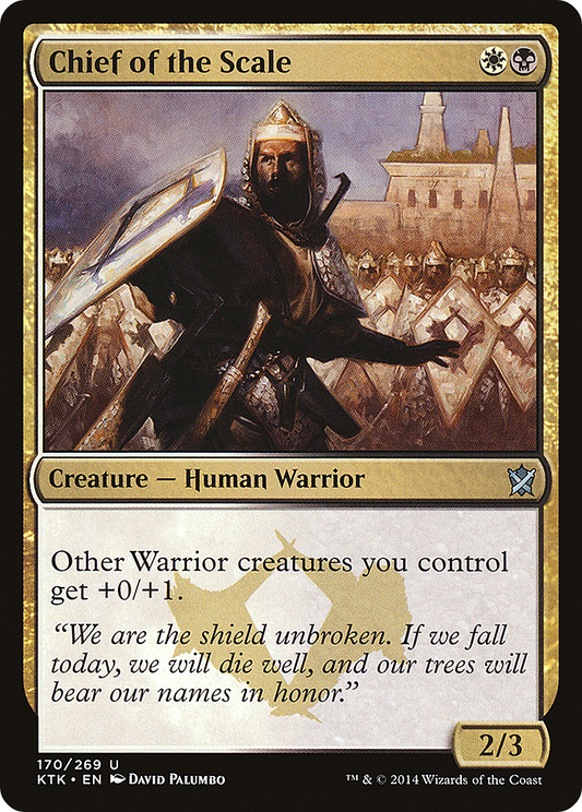 Chief of the Scale - Foil