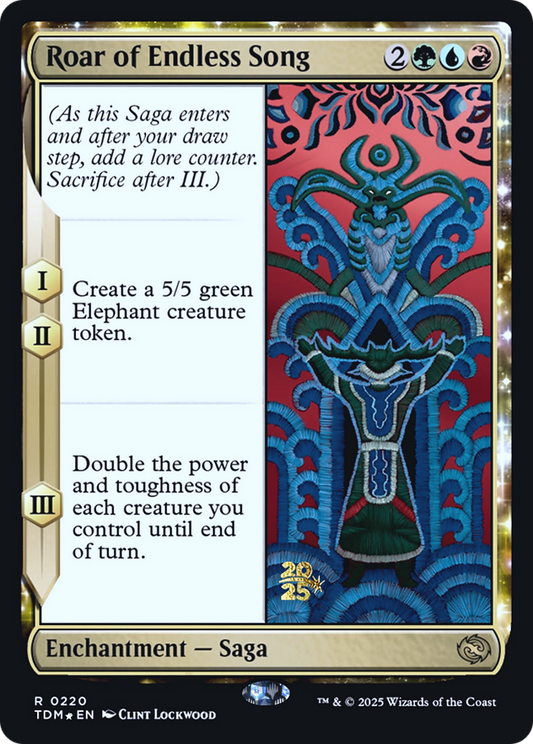 Roar of Endless Song (0220) (Prerelease) (PTDM) - Foil