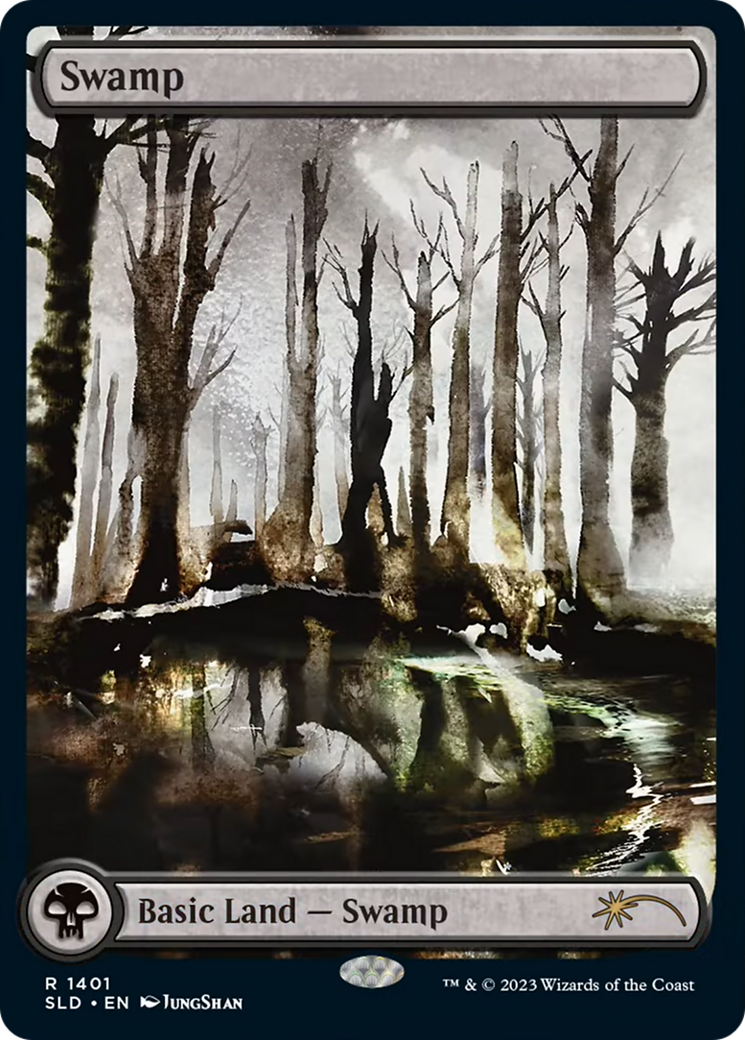 Swamp (1401) (Textless) - Foil