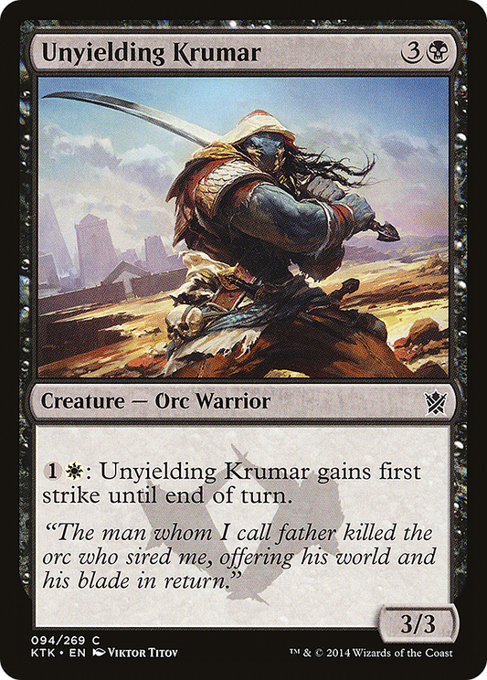 Unyielding Krumar - Foil
