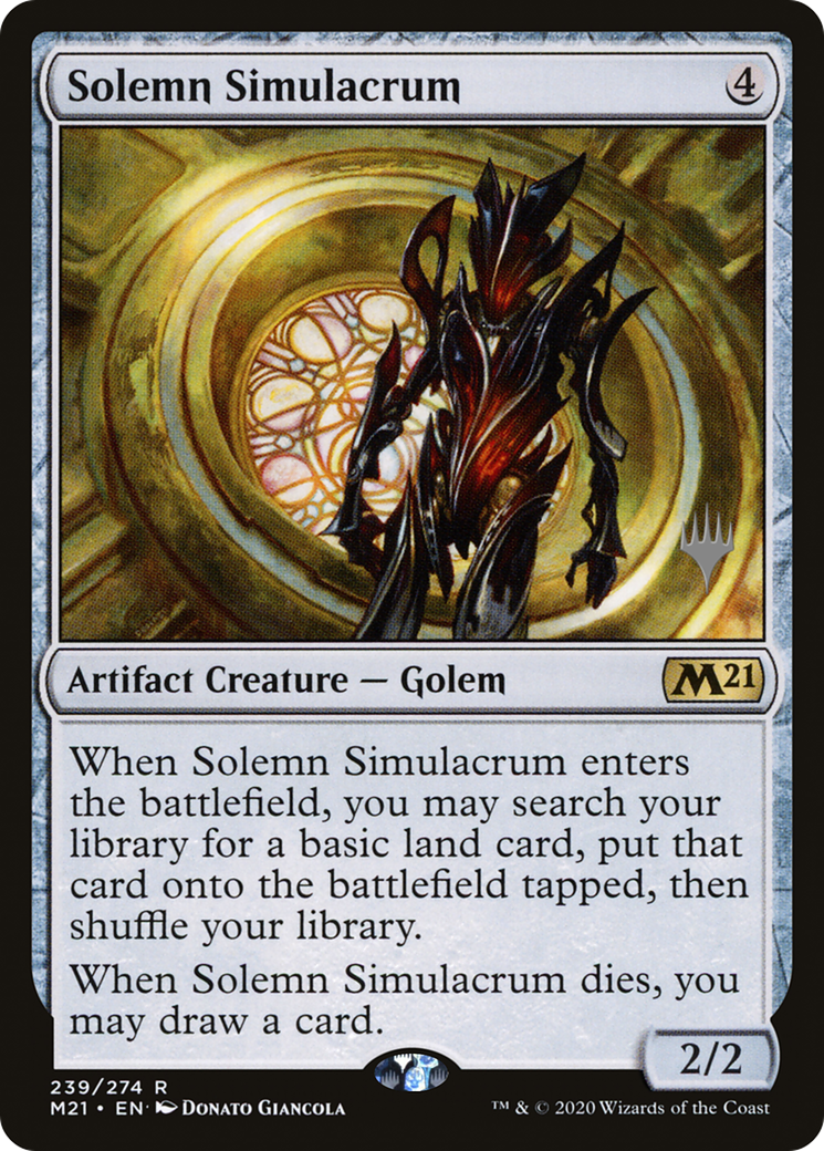 Solemn Simulacrum (239) (Promo Pack) - Foil