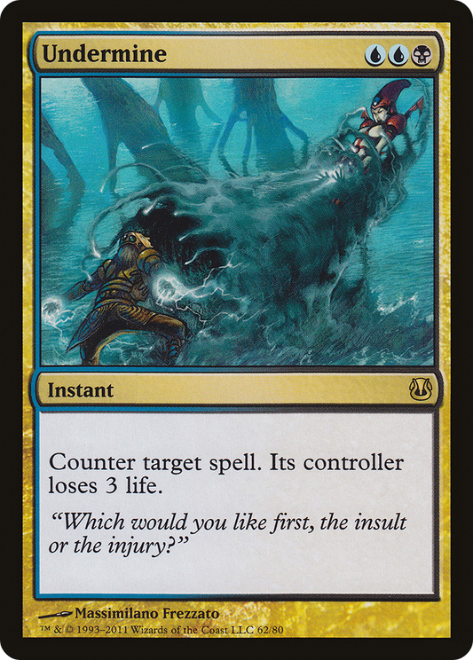 Undermine