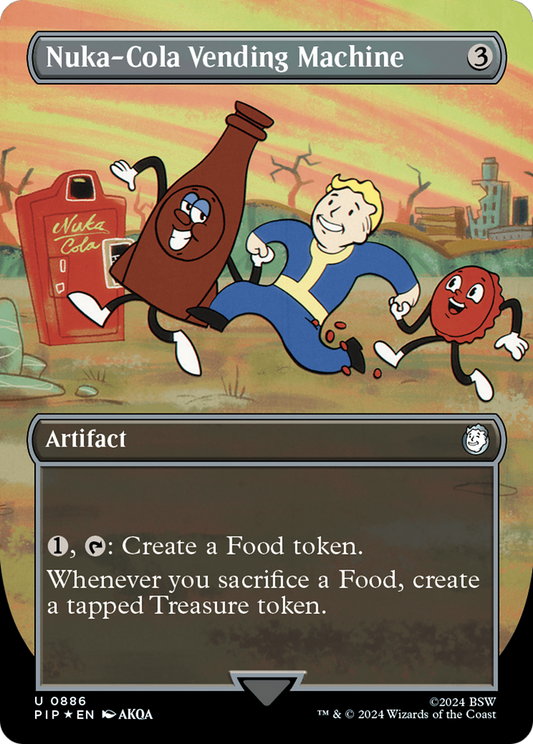 Nuka-Cola Vending Machine (0886) (Borderless) - Surge Foil