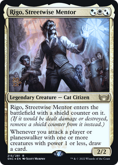 Rigo, Streetwise Mentor (215) (Prerelease) (PSNC) - Foil