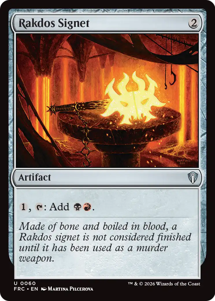 Rakdos Signet (FRC) - Foil