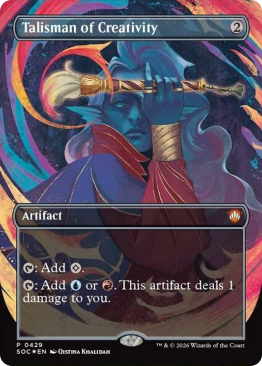 Talisman of Creativity (0429) (Borderless) (SOC) - Foil