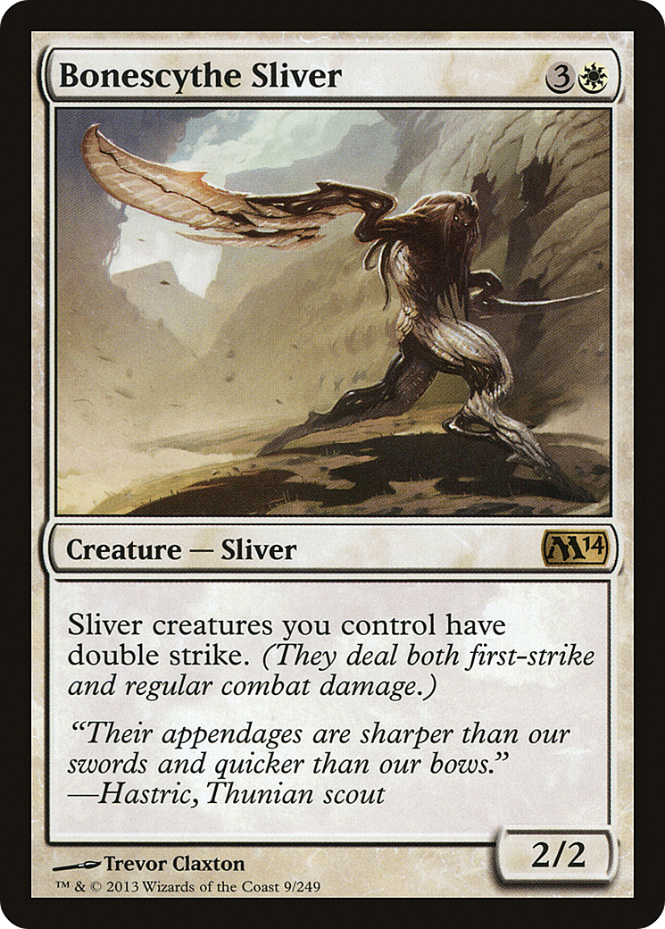 Bonescythe Sliver - Foil