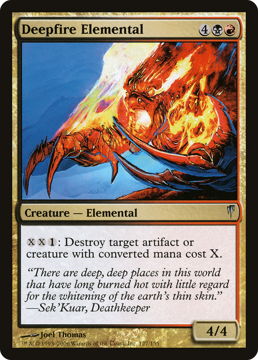 Deepfire Elemental - Foil