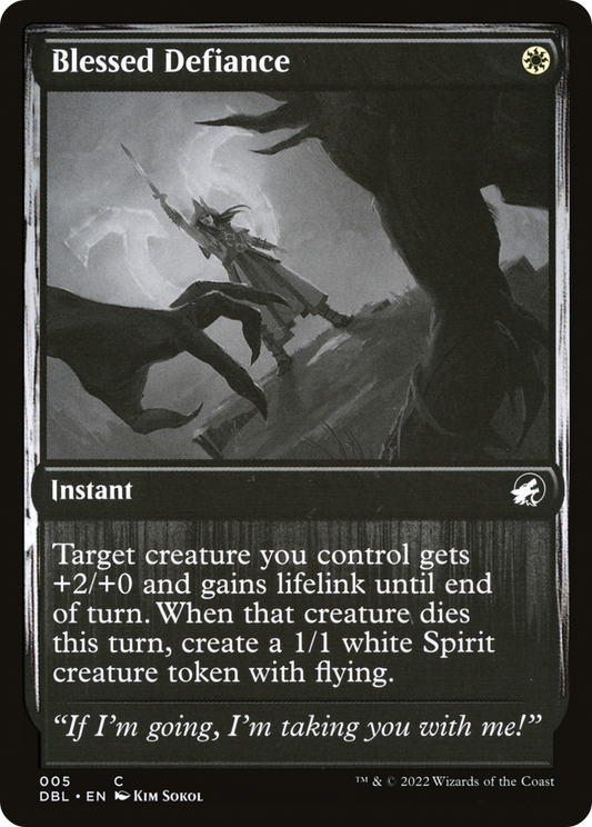 Blessed Defiance - Foil