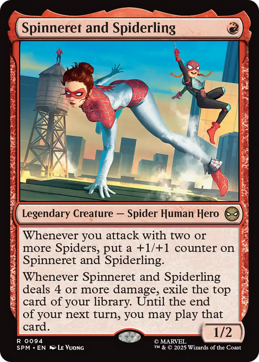 Spinneret and Spiderling - Foil
