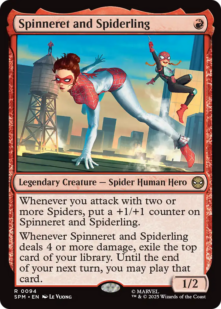 Spinneret and Spiderling