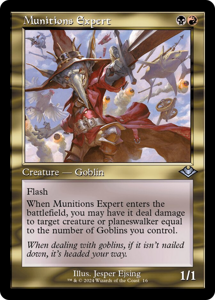 Munitions Expert (016) (Retro Frame)
