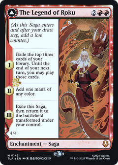 The Legend of Roku // Avatar Roku (0145) (Prerelease) (PTLA) - Foil