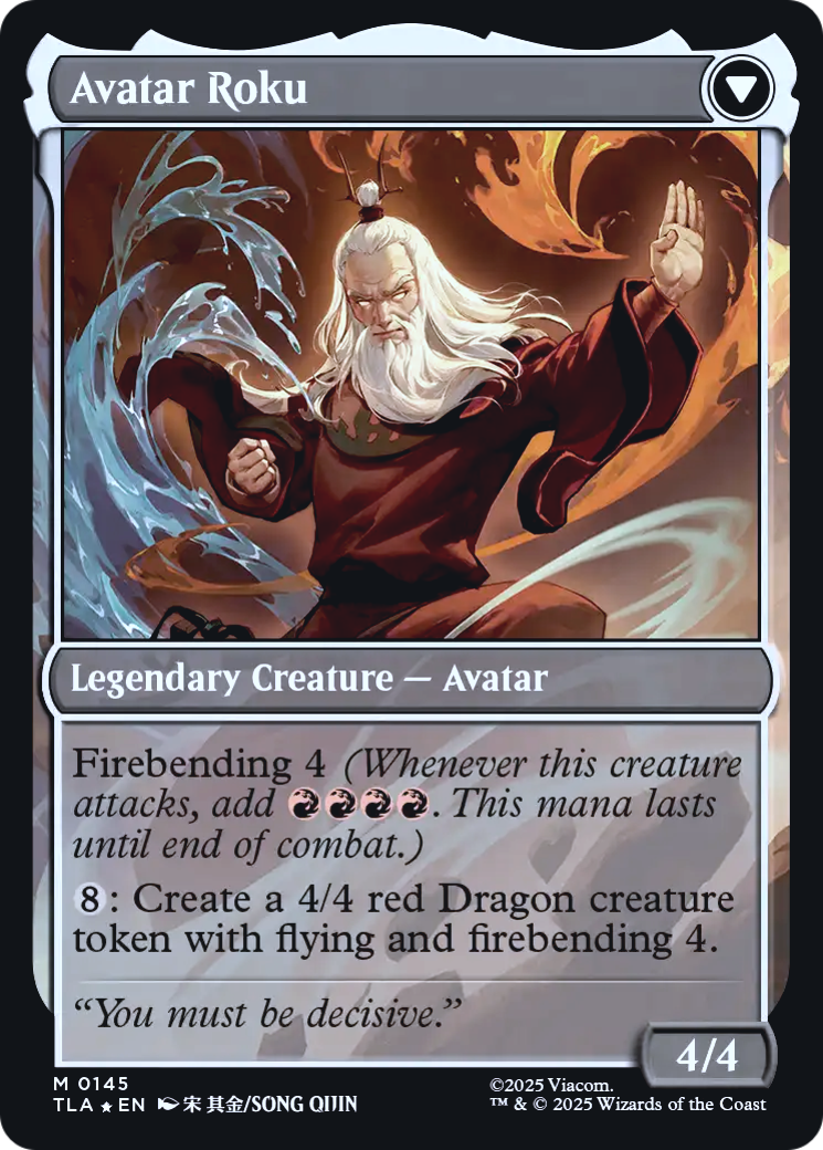 The Legend of Roku // Avatar Roku (0145) (Prerelease) (PTLA) - Foil