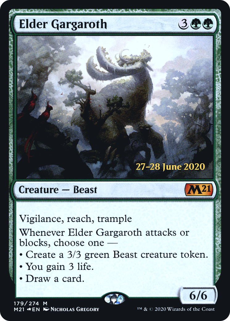 Elder Gargaroth (179) (Prerelease) - Foil