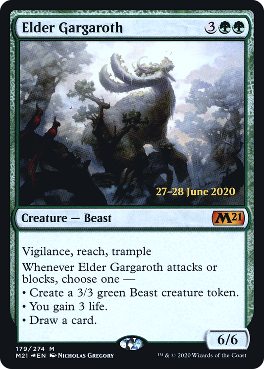 Elder Gargaroth (179) (Prerelease) - Foil