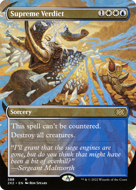 Supreme Verdict (388) (Borderless) - Foil