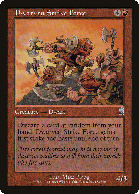 Dwarven Strike Force - Foil