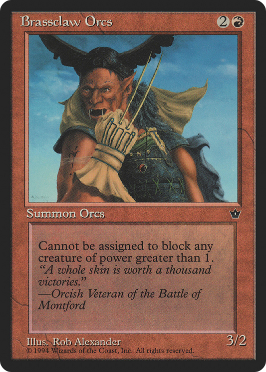 Brassclaw Orcs (Claws) (Illus. Rob Alexander)