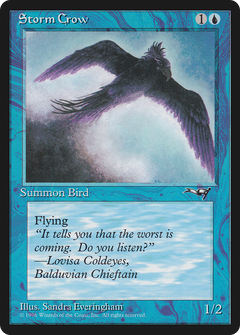 Storm Crow (Flying Right)