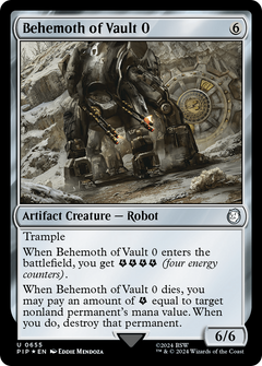 Behemoth of Vault 0 (0655) - Surge Foil
