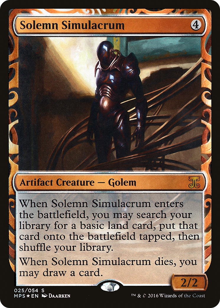 Solemn Simulacrum (025) - Foil