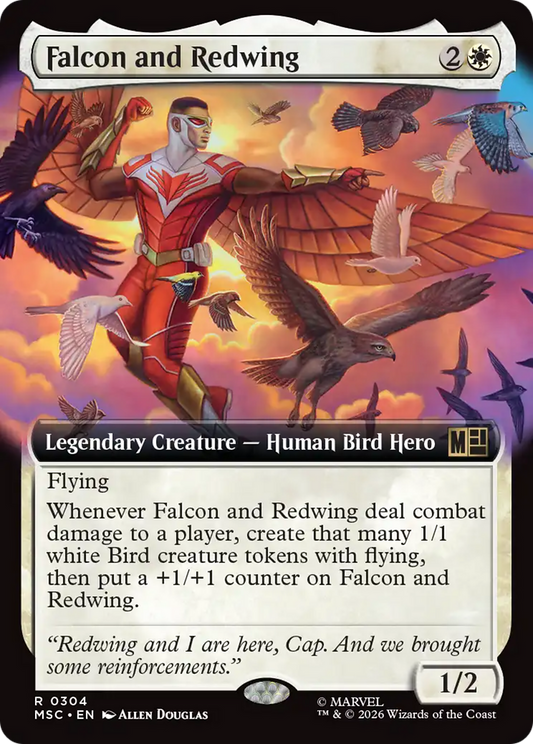 Falcon and Redwing (0304) (Extended Art) (MSC)