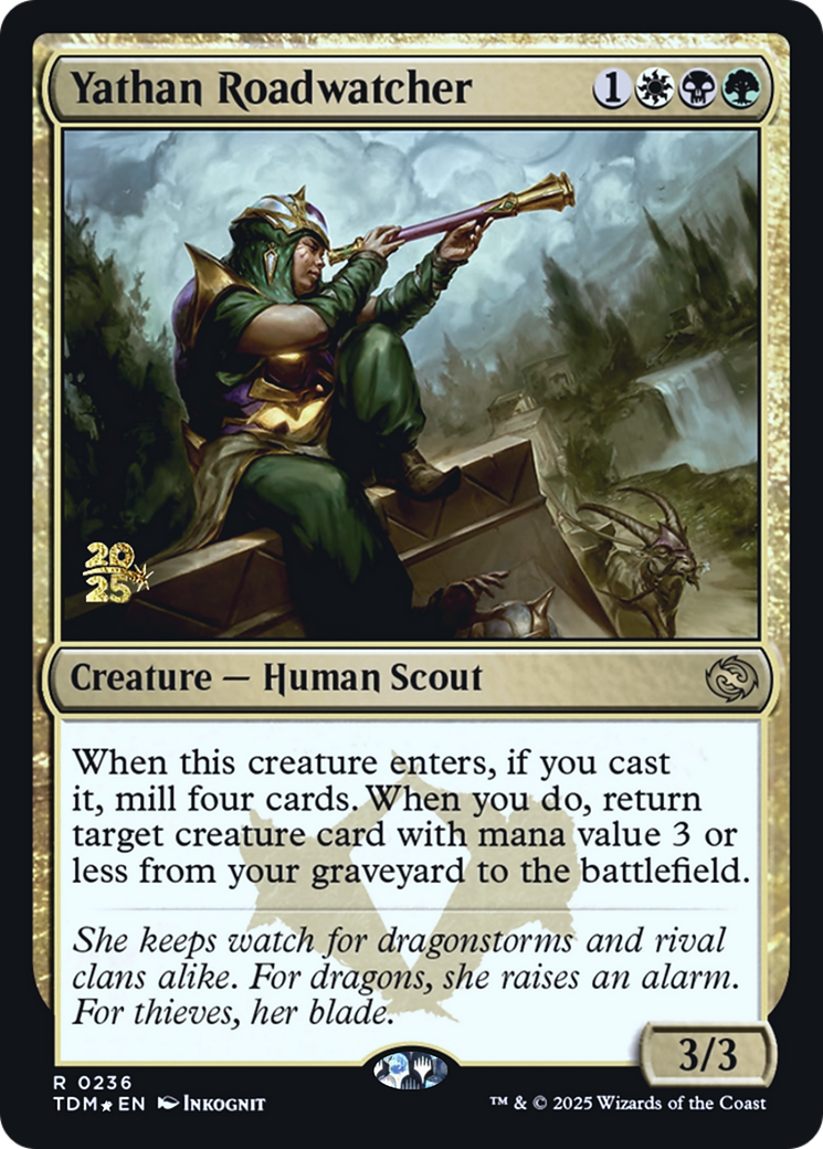 Yathan Roadwatcher (236) (Prerelease) (PTDM) - Foil