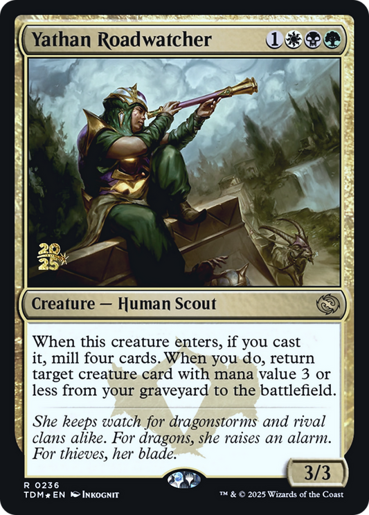 Yathan Roadwatcher (236) (Prerelease) (PTDM) - Foil