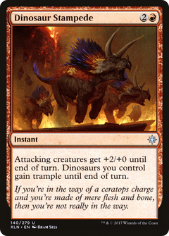 Dinosaur Stampede - Foil