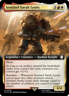Sentinel Sarah Lyons (0956) (Extended Art) - Surge Foil