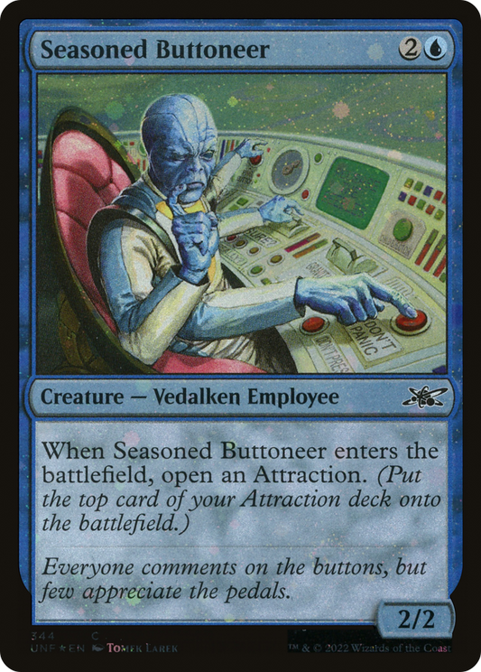 Seasoned Buttoneer (344) - Galaxy Foil