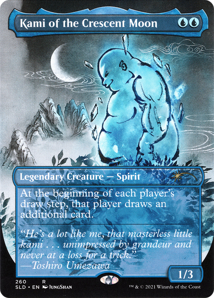 Kami of the Crescent Moon (260) (Borderless) - Foil