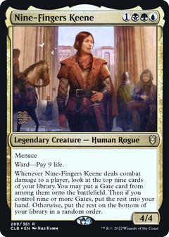 Nine-Fingers Keene (289) (Prerelease) - Foil