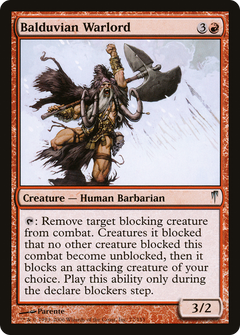 Balduvian Warlord - Foil