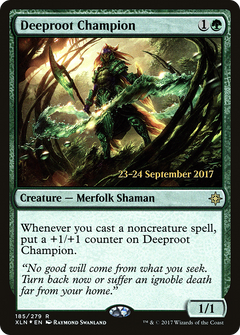 Deeproot Champion (185) (Prerelease) - Foil