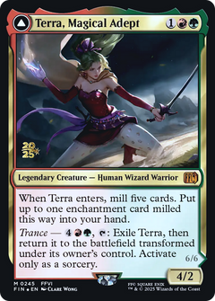 Terra, Magical Adept // Esper Terra (0245) (Prerelease) (PFIN) - Foil