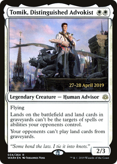 Tomik, Distinguished Advokist (034) (Prerelease) - Foil