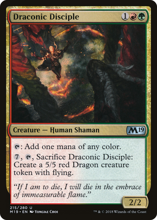 Draconic Disciple - Foil
