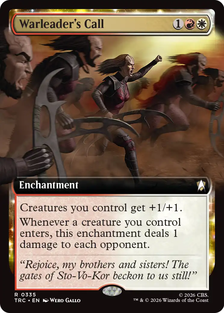 Warleader's Call (0335) (Extended Art) (TRC)