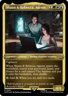 Shaun & Rebecca, Agents (0247) - Foil Etched