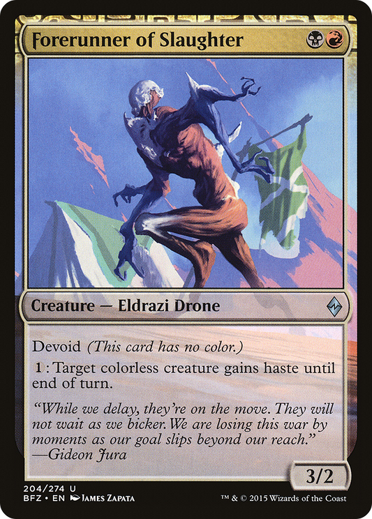 Forerunner of Slaughter - Foil