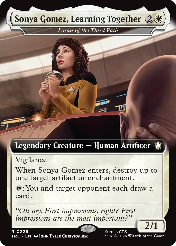 Sonya Gomez, Learning Together [Loran of the Third Path] (0229) (Extended Art) (TRC)