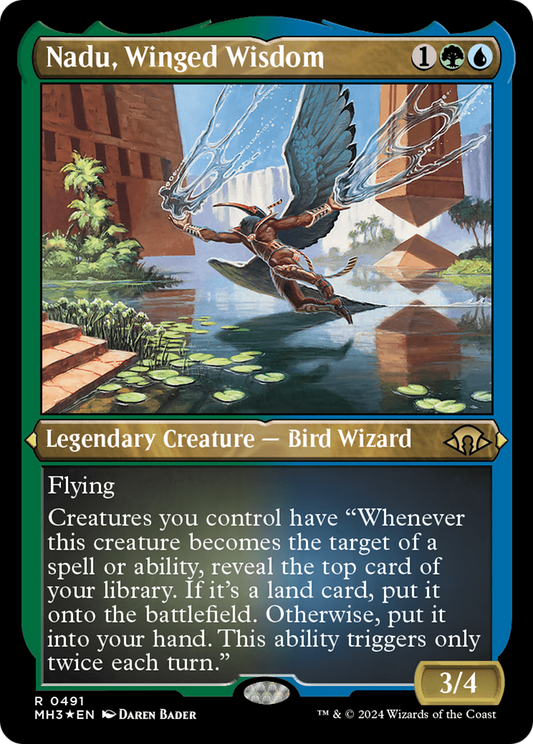 Nadu, Winged Wisdom (0491) - Foil Etched